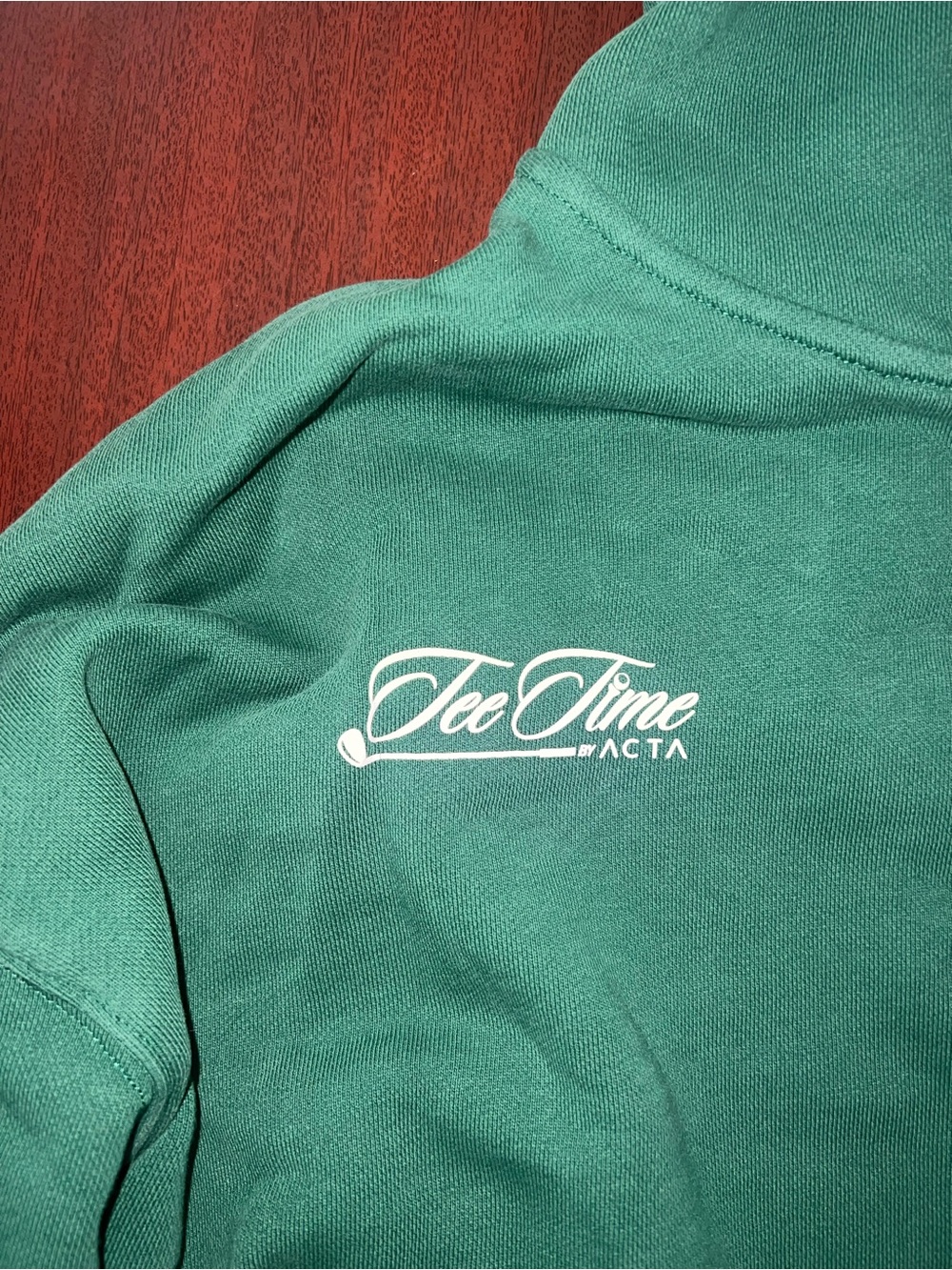 Tee Time ACTA Green Golf Pullover Hoodie - Picture 2 of 5